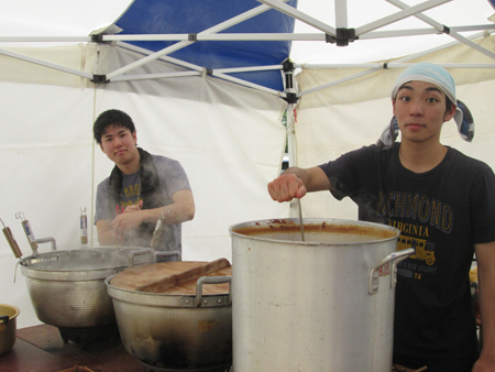 赤門祭模擬店：一番星監修のラーメン